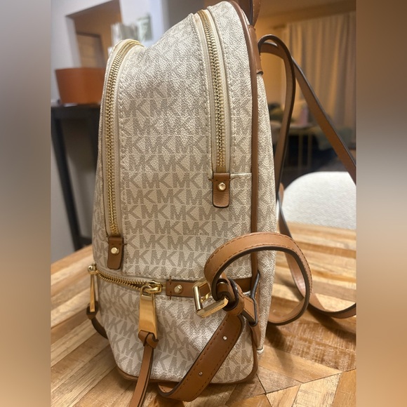 Michael Kors Signature Rhea Medium Backpack - Picture 8 of 9